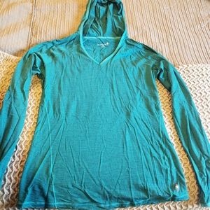 Smartwool hooded base layer wool shirt/top